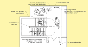 Stair Plan Fire Escape Staircase Architecture