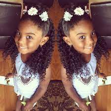 Little Girls Hair For Idea For Formal Occasions Kids Hairstyles Natural Hair Styles Little Girl Hairstyles
