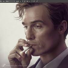 Another preview. Yes indeedy, it's our favourite philosophical pessimist:  Rust Cohle from True Detective. Full version coming...