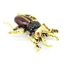 scarab brooch