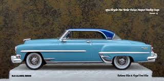 Image result for Turquoise Blue 1954 Chrysler