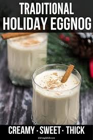 Traditional Holiday Eggnog That Is So Easy To Make You Have A Thick Creamy And Sweet Eggnog O Best Eggnog Recipe Homemade Eggnog Eggnog Recipe With Alcohol