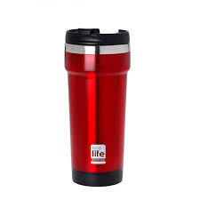 Termos cafea cu smart grip si interior inox red copper mug, 470 ml este cana inovatoare, ce nu se rastoarna atunci cand este lovita din greseala deoarece creeaza un vacuum in ce ii permite canii sa reziste la lovituri accidentale puternice evitand scurge. Termos Cafea Ecolife Exterior Plastic 420 Ml Rosu Ieftin Vezi Pret Shopu