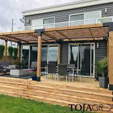 Double Pergola Kit With 2 Shade Sails For 6x6 Wood Posts Backyard Pergola Pergola Patio Backyard Patio Designs