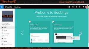 Office 365 Bookings App Lesson One Youtube