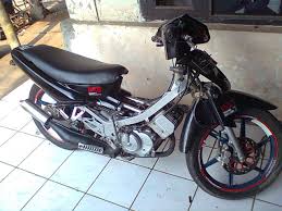 Satria 2 tak modif trail 2021подробнее. Modifikasi Motor Suzuki Satria Hiu Wacana Modif Motor