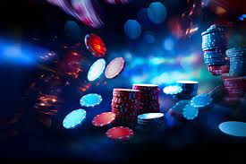 Poker chips casino cards game internet gambling concept playing cards in on  blurry background casino | Premium AI-generated image