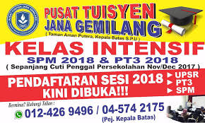 Borang pendaftaran persendirian (yuran individu rm120/peserta). Jana Gemilang On Twitter Program Kelas Intensif Spm 2018 Pt3 2018 27 November 16 Disember 2017 Pendaftaran Dibuka Sekarang Borang Pendaftaran Boleh Diperolehi Di Kaunter Ptjg Maklumat Lanjut