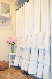 French Country Cottage Feathered Nest Friday Ruffle Shower Curtains Farmhouse Shower Curtain Farmhouse Shower