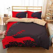3d Customize Godzilla Bedding Set Duvet Cover Set Bedroom Set Bedlinen Bedroom Sets Bedroom Set Duvet Cover Sets