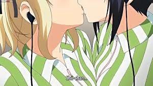 Yuri kissing hentai