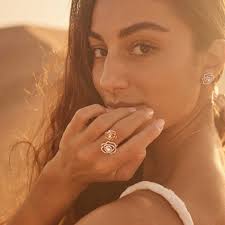 PrimaRosa Duo De Roses Rose Gold Diamond Ring