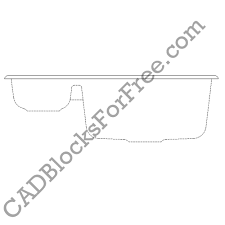 kitchen sink free autocad block in dwg