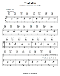 That Man Sheet Music Caro Emerald Sheetmusic Free Com
