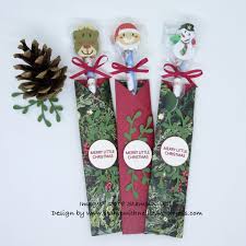 Christmas Pencil Wraps With Stampin Up All Is Bright Designer Series Paper Christmas Craft Fair Christmas Craft Show Fun Christmas Crafts