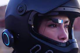 This Hud Instantly Upgrades Your Existing Helmet With A Holographic Gps And Bluetooth Audio Bluetooth Audio Helmet Gps