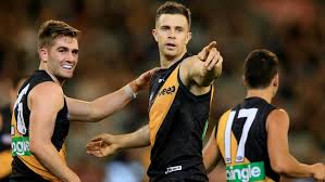 Dion prestia of the tigers kicks the ball during the round one afl match between the carlton blues and the richmond tigers at melbourne cricket. Afl Trade News Richmond Lost Brett Deledio But Improved Overall With Dion Prestia Josh Caddy Gains The Advertiser