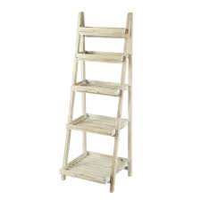 Leiterregal Aus Holz B 50 Cm Geweißt Maison Du Monde