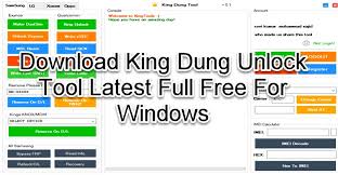 Cash in on other people's patents. Download King Dung Unlock Tool Latest Full Free For Windows