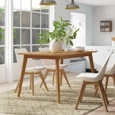 Mikado Living Trotter Extendable Dining Table Dining Room Small Extendable Dining Table Solid Wood Dining Table