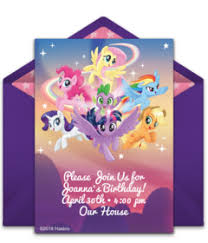Check spelling or type a new query. Free My Little Pony Online Invitations Punchbowl