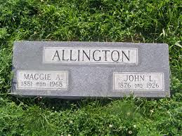 Margaret Alice “Maggie” Richardson Allington (1881-1968)