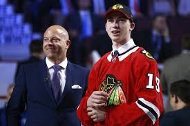 He was selected in the first round, 14th overall, by the blackhawks in the 2003 nhl entry draft out of the western hockey league (whl). Q A Stan Bowman On The State Of The Blackhawks Brent Seabrook Alex Nylander And Marc Crawford The Athletic