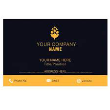 The front of the business cards features your name, title, and contact information on a bold. Design Your Own Personalized Business Cards Custom Logo Professional Company Visiting Card 110 Lbs Thick Paper Office Products Cards Card Stock Swl13562 Nl