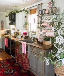Cozy Christmas Home Christmas Home Christmas Kitchen Vintage Kitchen Decor