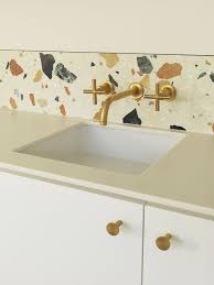 Solid surface is a good material for bathroom and kitchen counters due to this non porous quality. Case Studies Dzek White Wood Kitchens Kitchen Interior Bathroom Interior