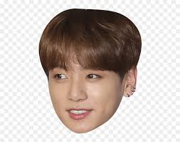 Suga has reacted with a confused look. Bts Jungkook Only Face Hd Png Download Vhv