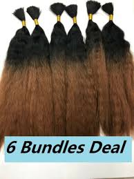 Braiding has been used to style and ornament human and animal hair for thousands of years. 6 Bundles Deal Human Hair Blend Braiding Hair Wet Wavy Bulk 12 20 Ebay