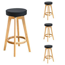 The 38 inch wide island has 41 inches of aisle on either side (counter edge to counter edge). Mod Made Rex Wood Counter Stool Black The Home Depot Canada