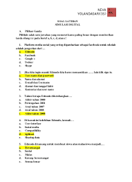 Tuliskan 2 cara memulai mc. Latihan Soal Simulasi Digital Kelas X Da
