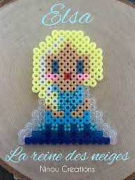 Perles A Repasser Princesse Elsa De La Reine Des Neiges Ninou Creations Perle A Repasser Modeles Art Perle Jeux A Fabriquer