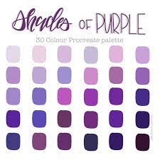 Apr 19, 2021 · april 19, 2021. Procreate Colour Palette Shades Of Purple 30 Colours Etsy Purple Color Palettes Purple Colour Shades Purple Palette