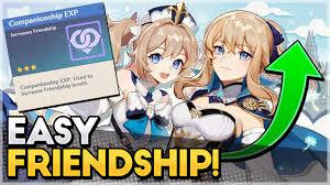 Friendship Exp Farm Guide Genshin Impact Youtube