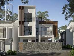 Desain interior kantor modern apalagi gaya minimalis sering identik dengan warna putih, jadi tidak ada salahnya dicoba; Desain Rumah Kantor Minimalis Modern 3 Lantai Rooftop Milik Bapak Fadjar Jasa Arsitek Jakarta