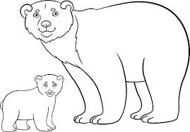 Kleurplaat baby dieren fris 33 beste afbeeldingen van birtjes 236 x 295 jpg pixel. Kleurplaten Moeder Beer Met Haar Schattige Baby Clipart Afbeelding