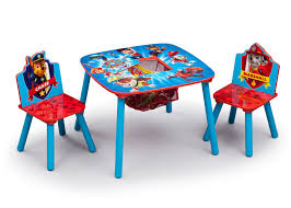 Paw Patrol Table Chair Set With Storage Kids Table And Chairs Kids Chairs Paw Patrol Room