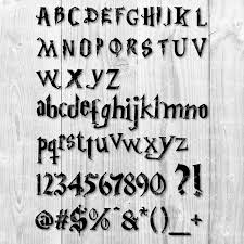 1 harry potter harry potter macromedia fontographer 4. Harry Potter Letters Svg Dxf Png Cutting Files For Cricut And Silhouette