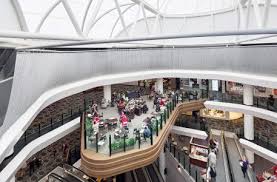 Atrium Sheds Light On Contemporary Retail Experience In Brisbane Shopping Mall Interior Shopping Mall Design Mall Design