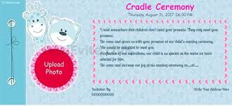 Happy naming ceremony to the sweet baby, may you get everything in life that your parents have dreamed of. Free Baby Boy Naming Ceremony Invitation Card Online Invitations
