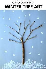 Winter Tree Art For Kids Fantastic Fun Learning Winter Crafts Preschool Winter Art Projects Winter Crafts For Kids