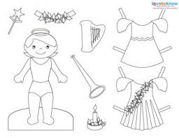 Free printable paper dolls and clothes to color. Sweet Printable Christmas Paper Dolls For Kids Lovetoknow