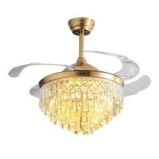 Shop for dining room ceiling fans and the best in modern furniture. Invisible Crystal Ceiling Fan Light Modern Luxury Dining Room Ceiling Fan Lamp 42 Inch 4 Fan Blade Decor Lighting With Remote Control Walmart Com Walmart Com