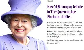 Queen's Platinum Jubilee: Now YOU can pay tribute to Her Majesty with a  congratulatory message