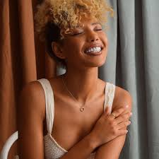 14k Gold Vermeil Heart Necklace: CZ Diamond Pendant, Dainty Minimalist  Style XW228