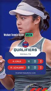 Bawi, Alex! 🇵🇭🎾 Japanese Moyuka Uchijima takes the first set 6-4 against  Filipina Tennis Ace Alex Eala in their qualification match at the Wuhan  Open. Vamos, ALEX! 🔥🔥🔥 #AlexEala #WuhanOpen