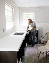 diy white concrete countertops chris